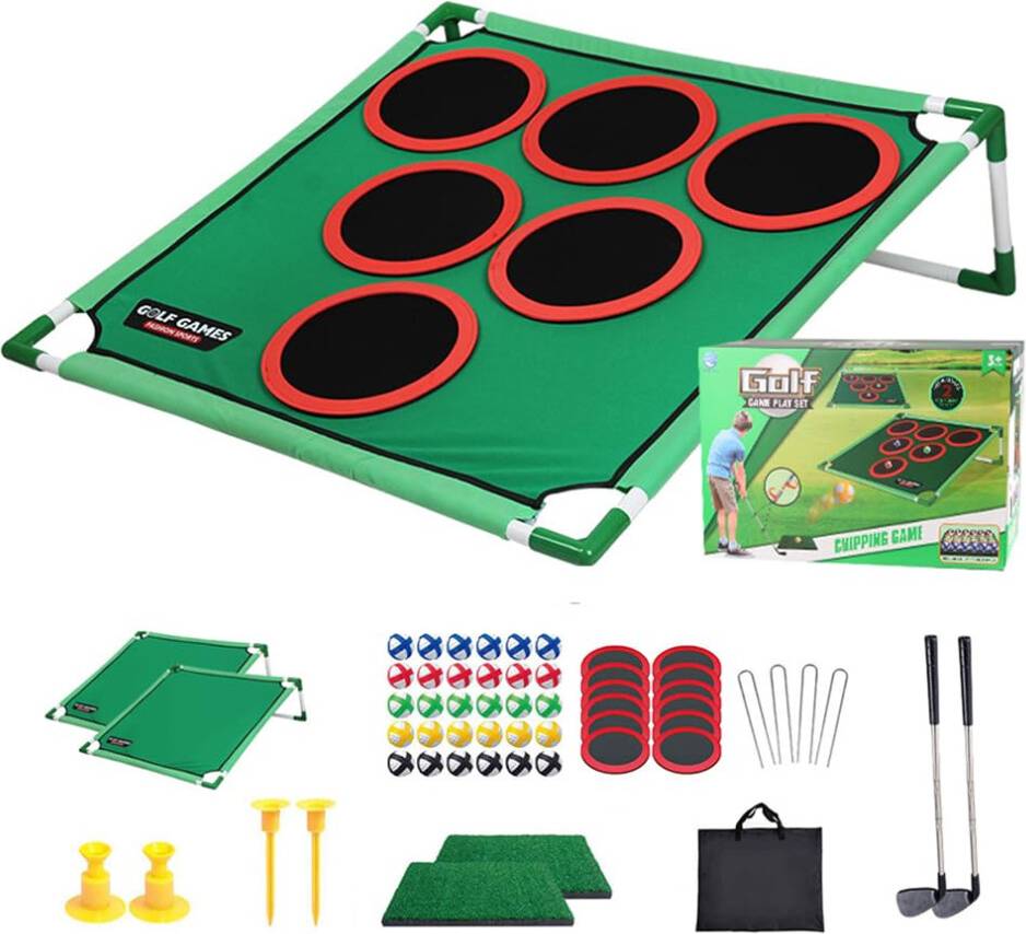 Golf Tee Off Mat Mini Putting Tool