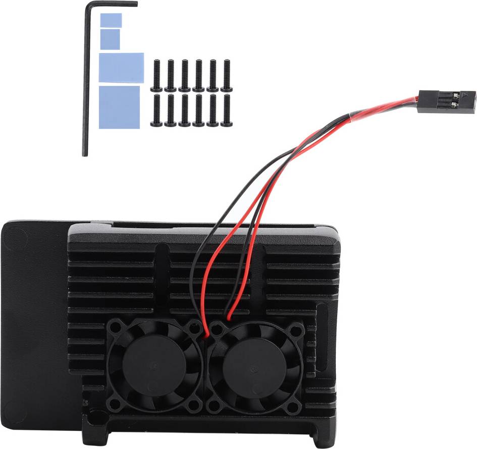 Custodia Lega Alluminio Raspberry Pi4B