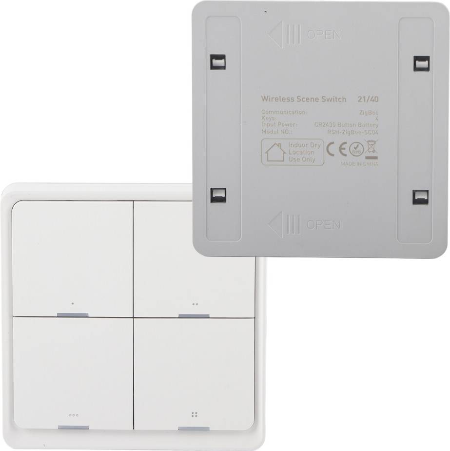 Wireless 4-Way Scene Switch APP Control