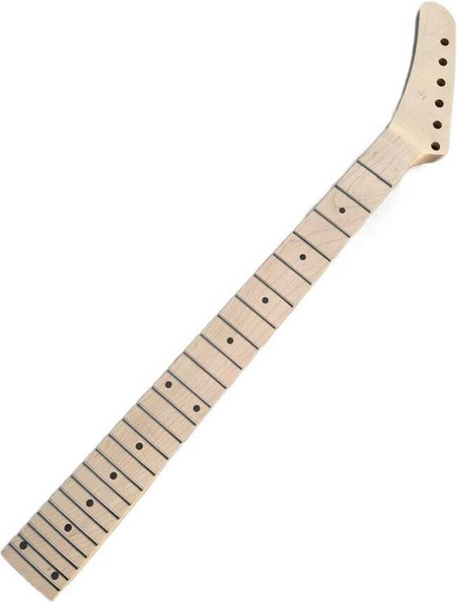Reversed Maple Guitar Neck 25.5 Inch