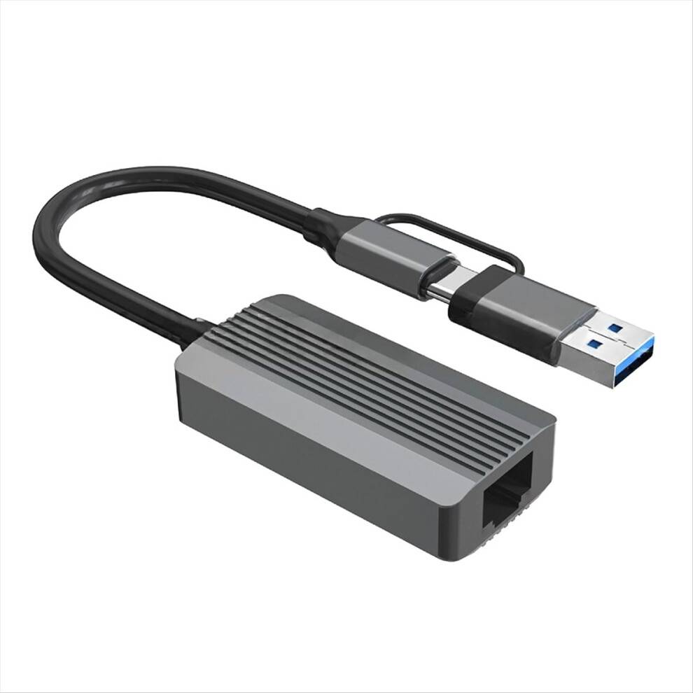 High-Speed Ethernet Adapter USB 3.0 Type C RJ45 Network Card
