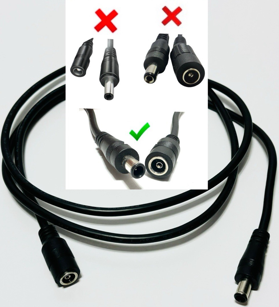 Cctv Cctv Dc Power Adapter Cable 6 Inch
