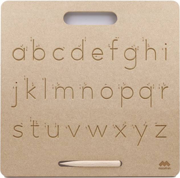 Writing Tablet Mazafran Montessori Learning Lowercase Letters