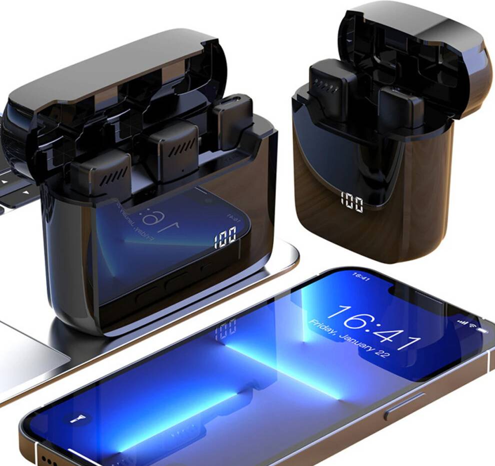 Wireless microphone lavalier Wireless Lavalier Microphone System
