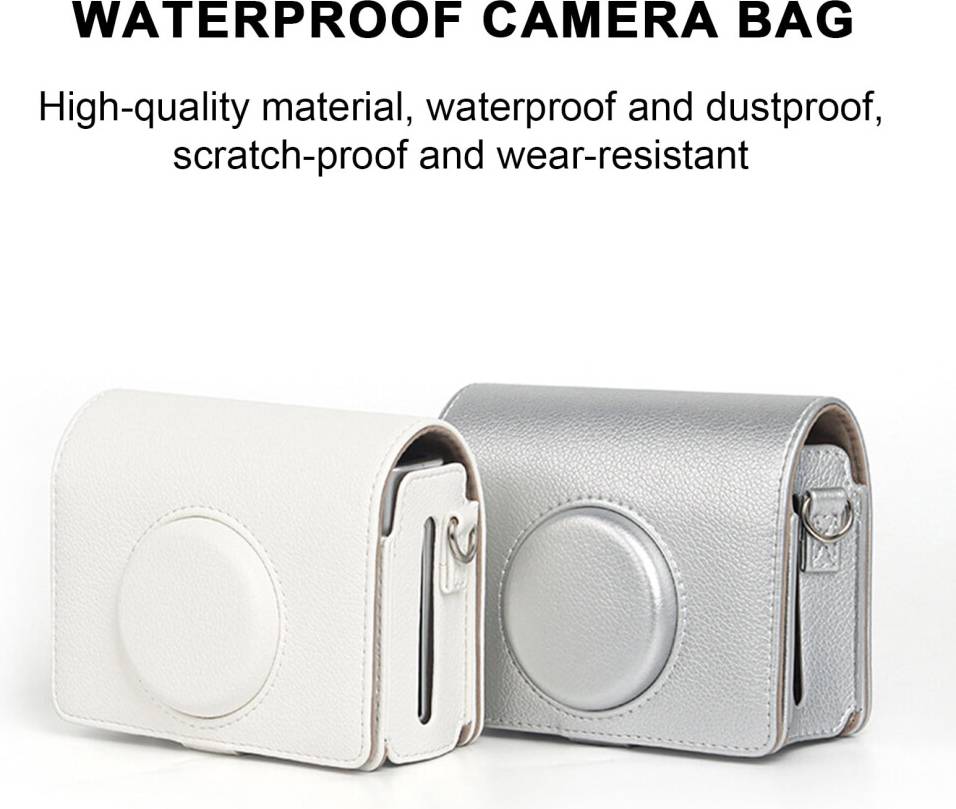Vintage Camera Storage Case with Carrying Rope