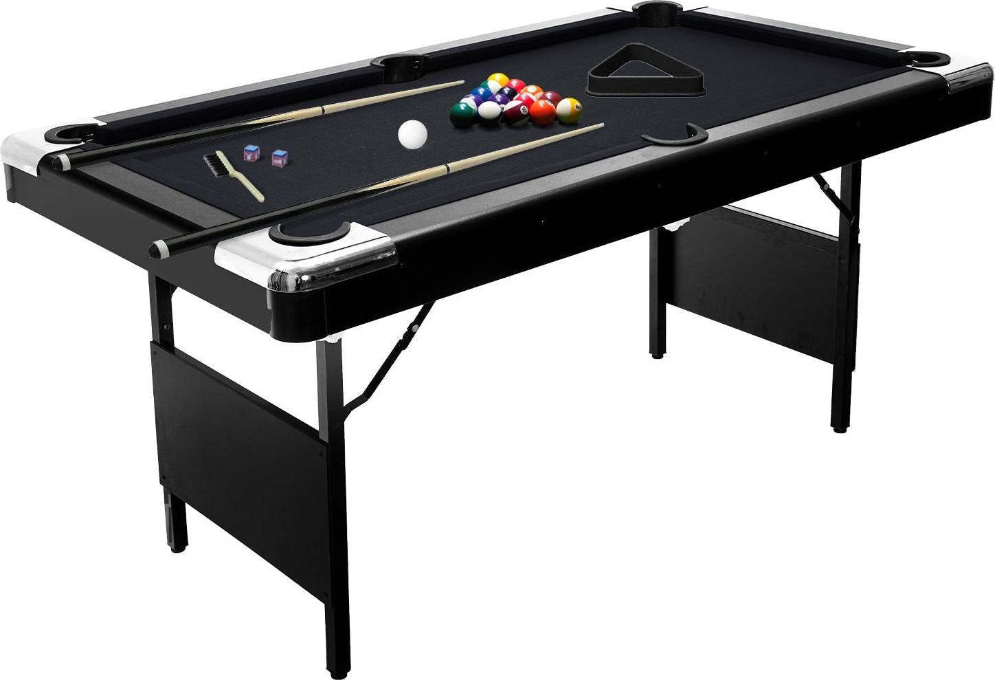 7 ft pool table Garvee 6 7ft Foldable Pool Table