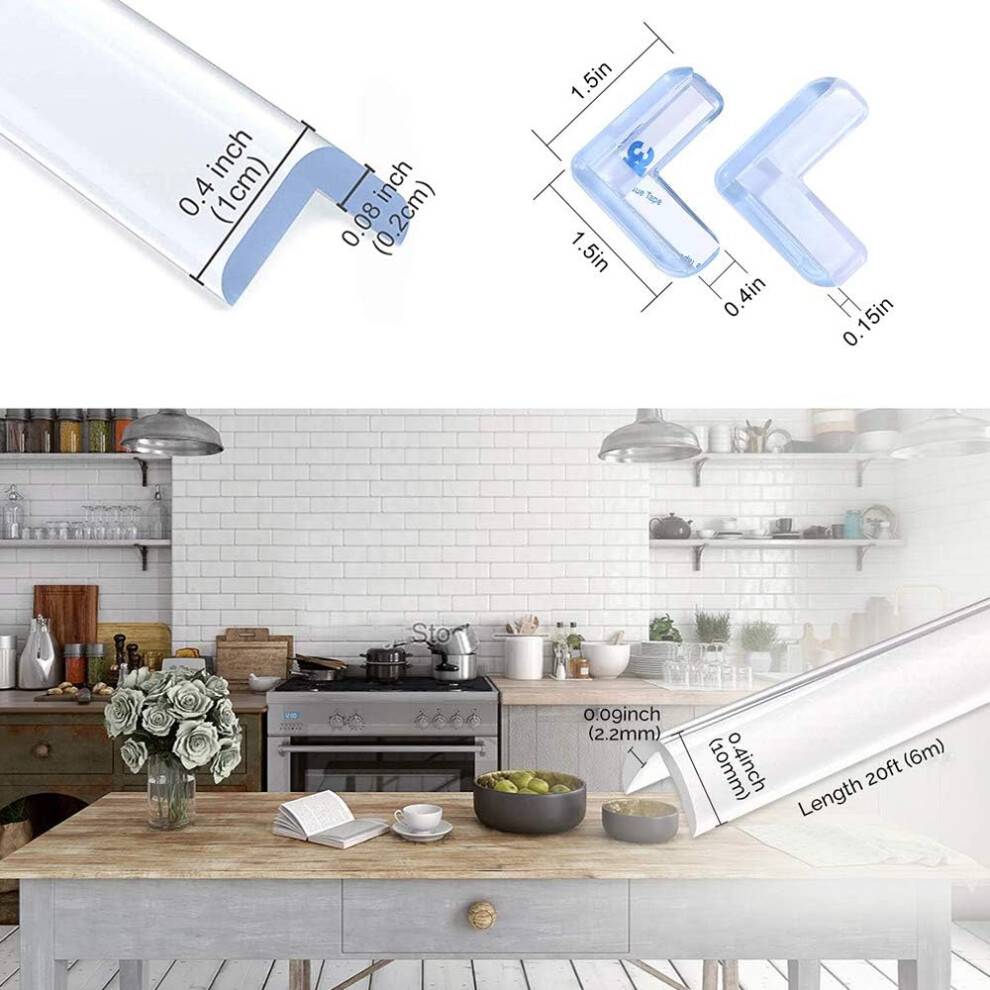 Transparent Design Corner Protector for Child Safety