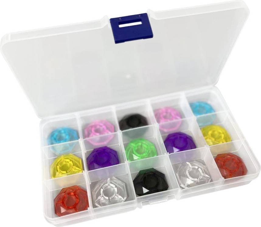 Toys Assorted Colored Craft Beads Storage Box