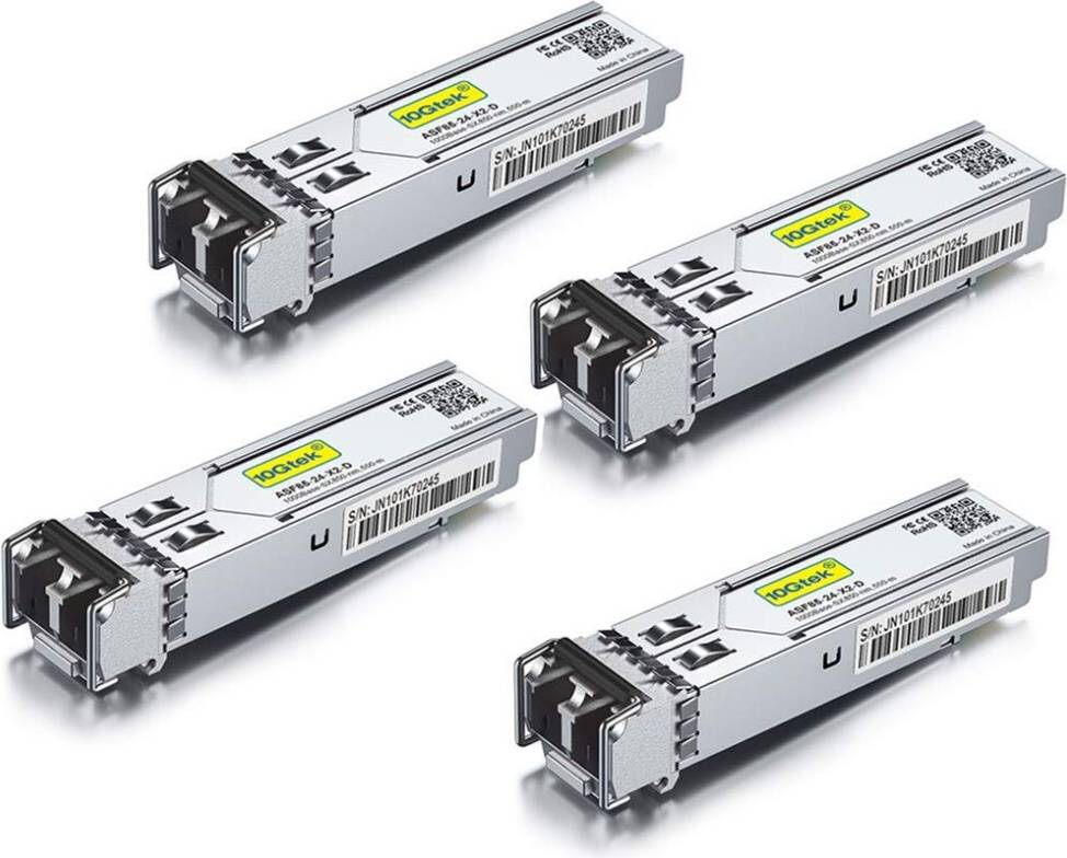 Mikrotik sfp+ 10Gtek 1G SFP SX LC Multimode Module 550 Meter