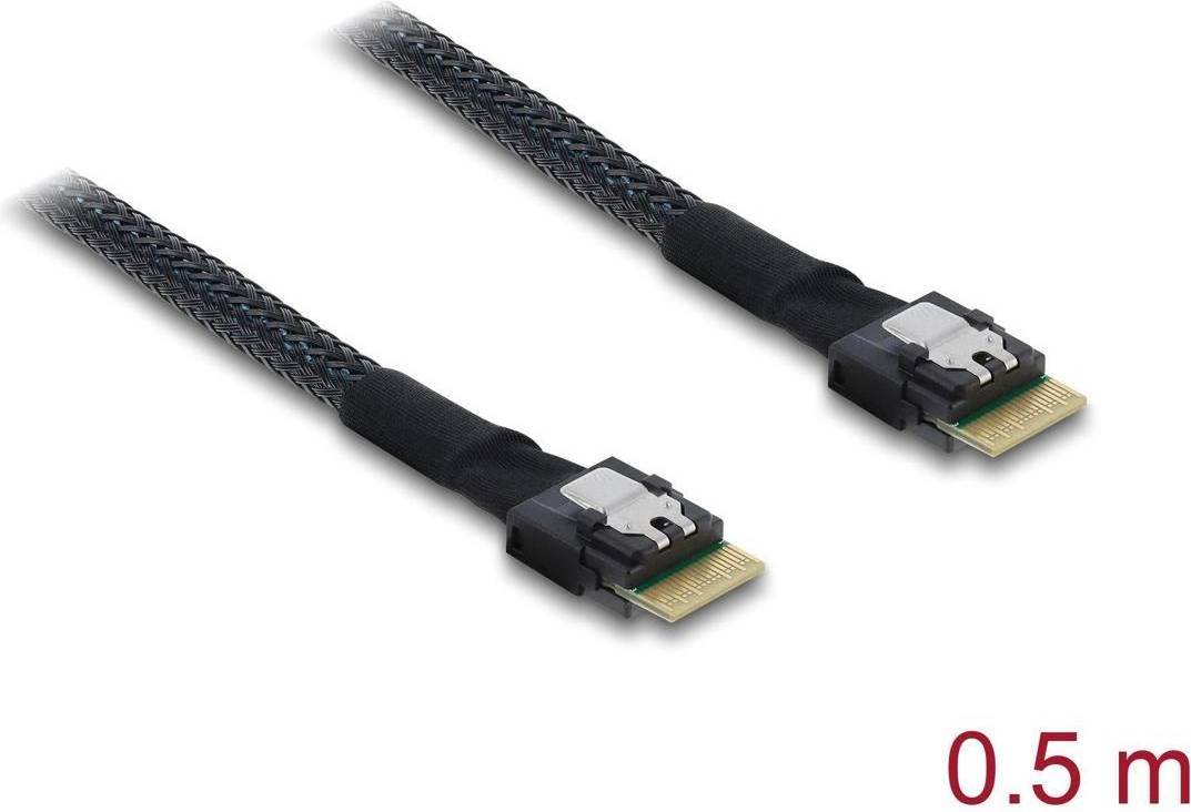 DeLock Serial Attached SCSI SAS Internt Kabel Sort