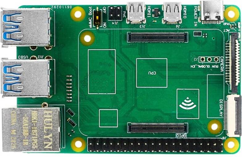 CM4 to PI4B Adapter Compute Module 4 Lite eMMC 4Port USB 3.0