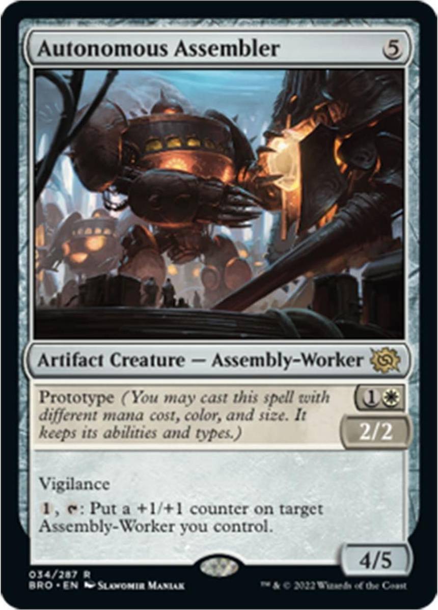 Autonomous Assembler Trading Card Game