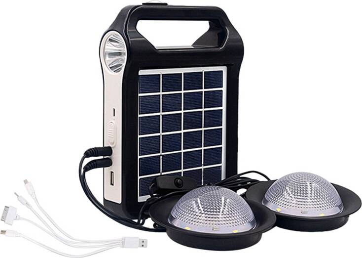 Solar panel generator Portable 6V Rechargeable Solar Panel Power Storage Generator System