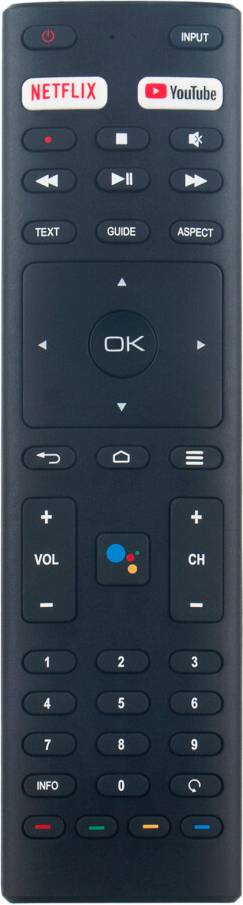 Voice Replaced Remote Control For Konka Android TV