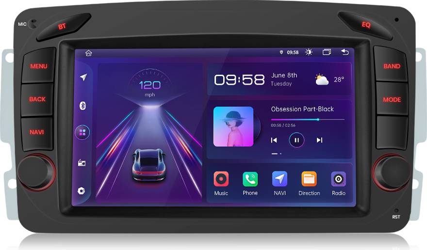 Android carplay Awesafe 7 Inch Android Carplay Autoradio RDS GPS