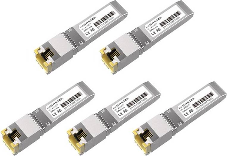 Fiber til rj45 Torribaly 10GbE Kupfer SFP Module RJ45 Ethernet