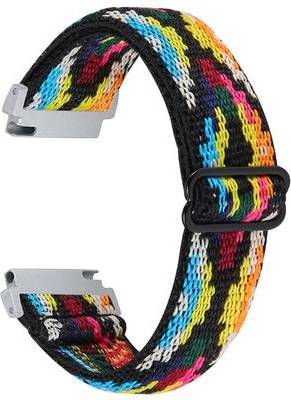 Elastic Watch Strap Colorful Tribal Pattern