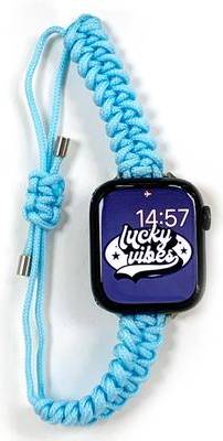 Apple Watch Strap Braided Rope Blue