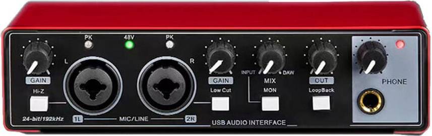 Professional USB Audio Interface for Studio Recording