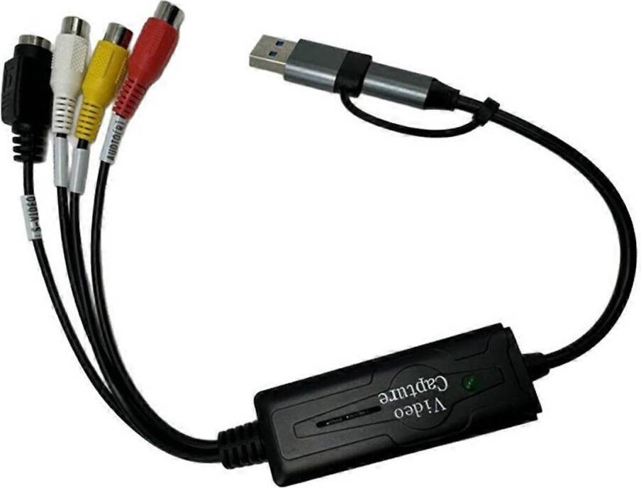 Video capture card USB 2.0 Type C AV S Video Capture Card Adapter