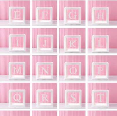 Shein Transparent Mailbox Style Name Balloon Box Storage Box