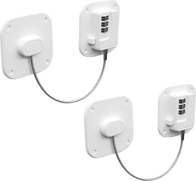 2 Pack Fridge Lock with Code