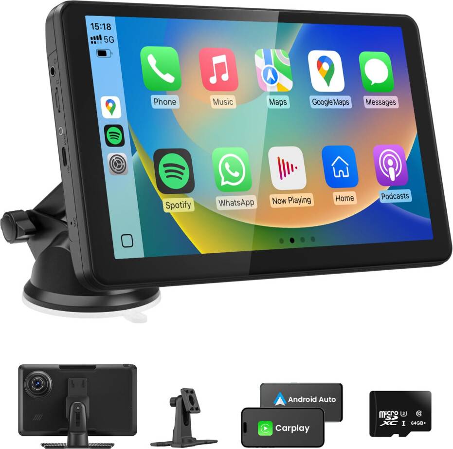 Wireless CarPlay Android Auto Screen