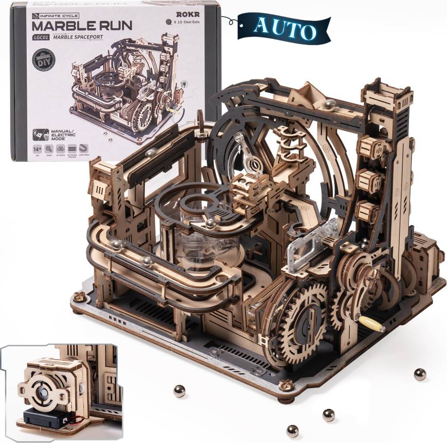 Robotime Marble Spaceport 3D Puzzle Kit