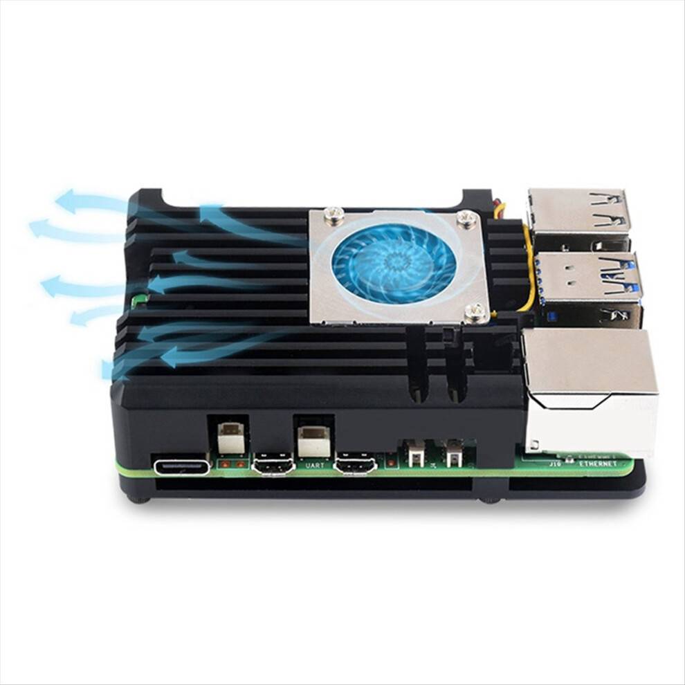 Torribaly Kit Custodia Lega Alluminio Raspberry Pi 5