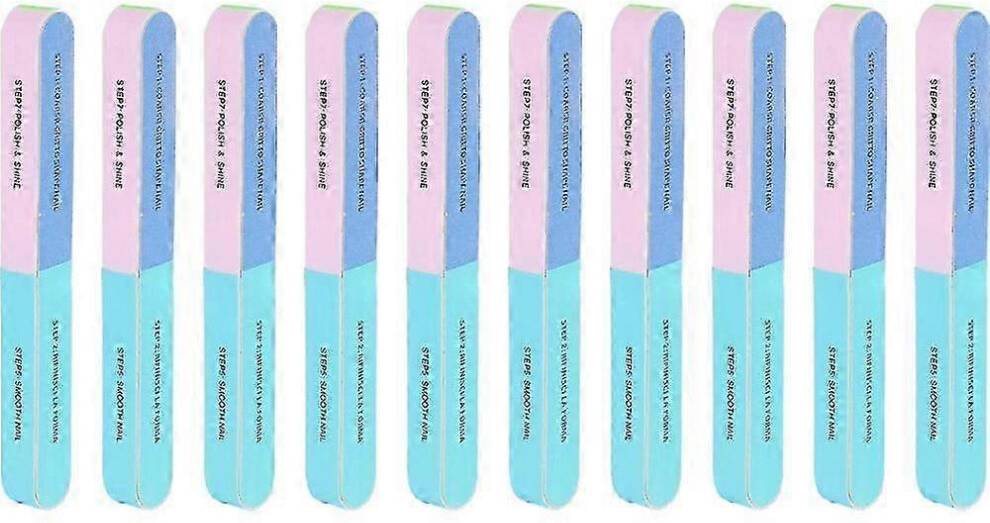 Kikidex Professional Manicure Tools Kit Rectangular Nail File Block Grit