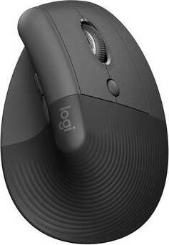 Logitech Lift Vertical Ergonomic Wireless Mouse Graphite
