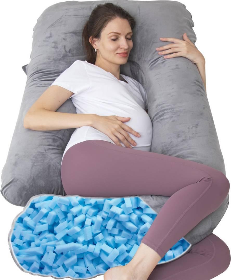 Ebern Designs Rudwan L152 Support Pillow Grey