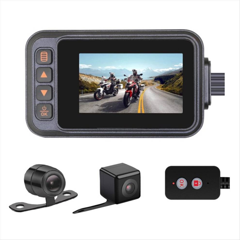 Dash cam Waterproof Dual Dash Cam Front Rear