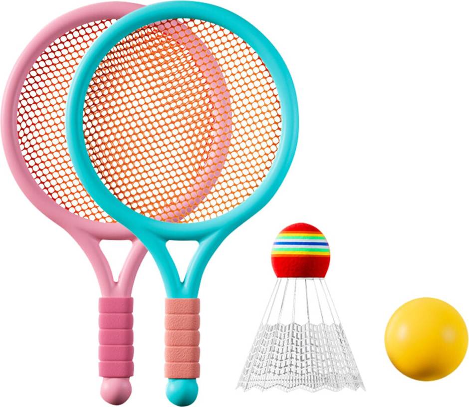 Kids Tennis Rackets Set With Soft Training Balls