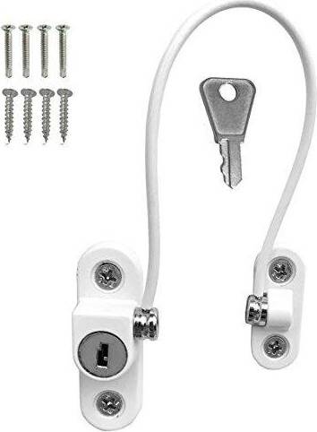 Upvc window locks UPVC Window Cable Restrictor Lock