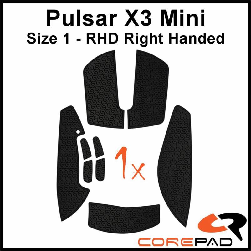 Soft Grips Pulsar X3 Mini RHD