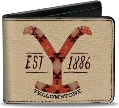 Yellowstone Bi-Fold Wallet Dutton Ranch Est 1886