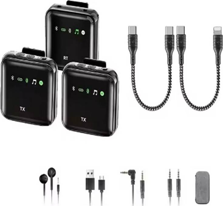 Jojomino 2.4G Wireless Lavalier Microphone System