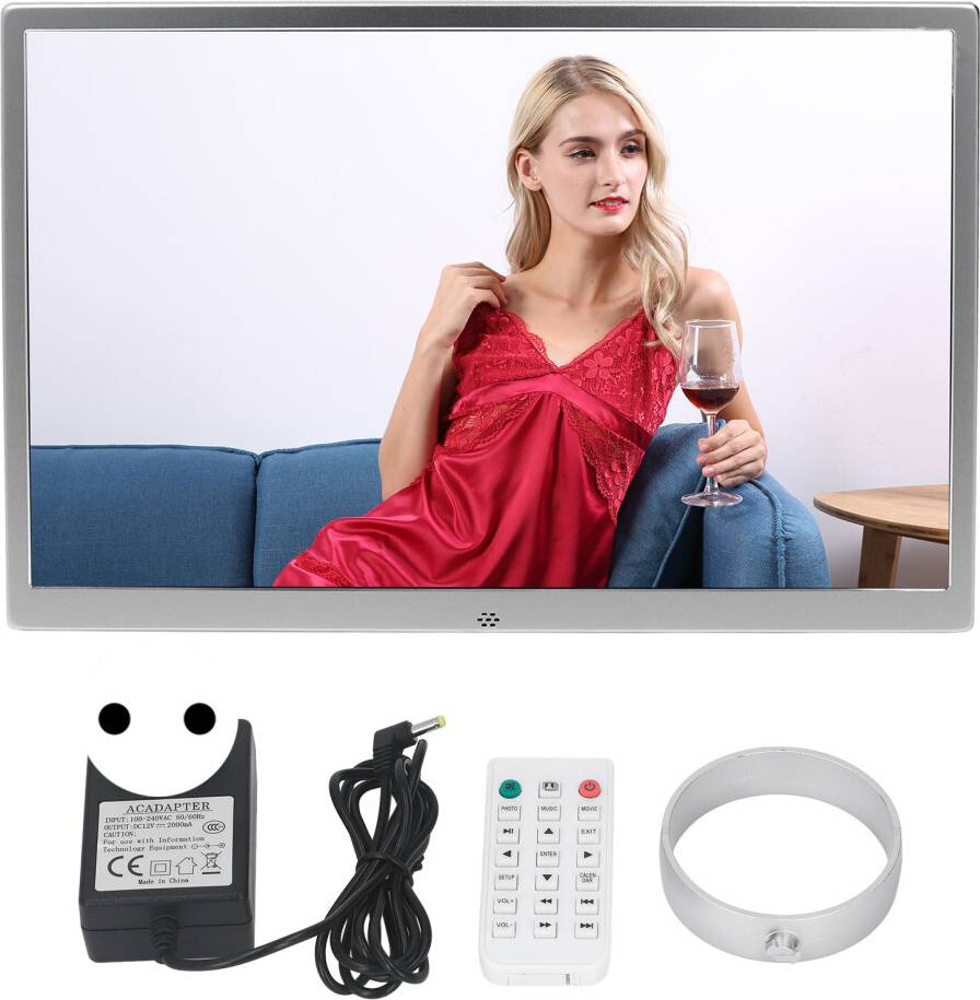 15.2in HD Digital Photo Frame Remote