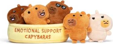 Capybaras Relatable Cuddly Stuffed Animals Set