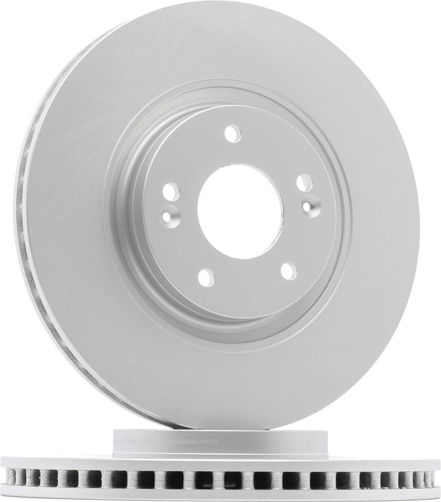 Valeo Brake Disc Coated Front Axle