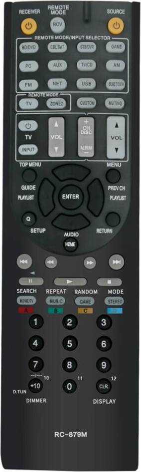 RC-879M Replaced Remote Control