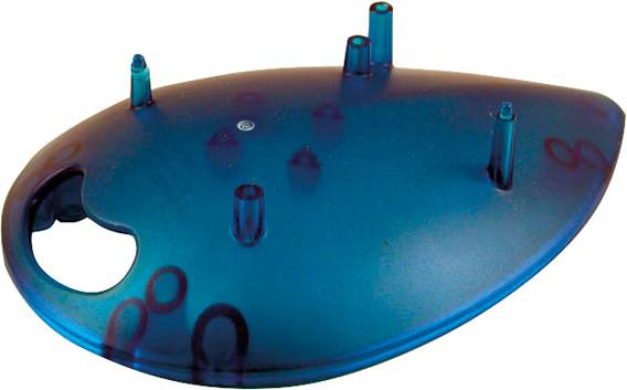 1593HAMEGG2TBU ABS Raspberry PI Platform Translucent Blue