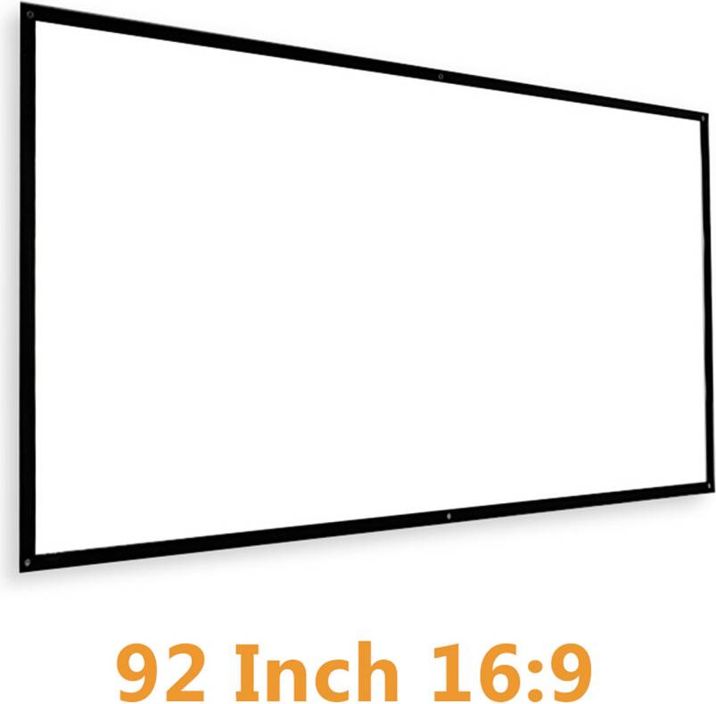 92 Inch 16 9 HD Foldable Projector Screen