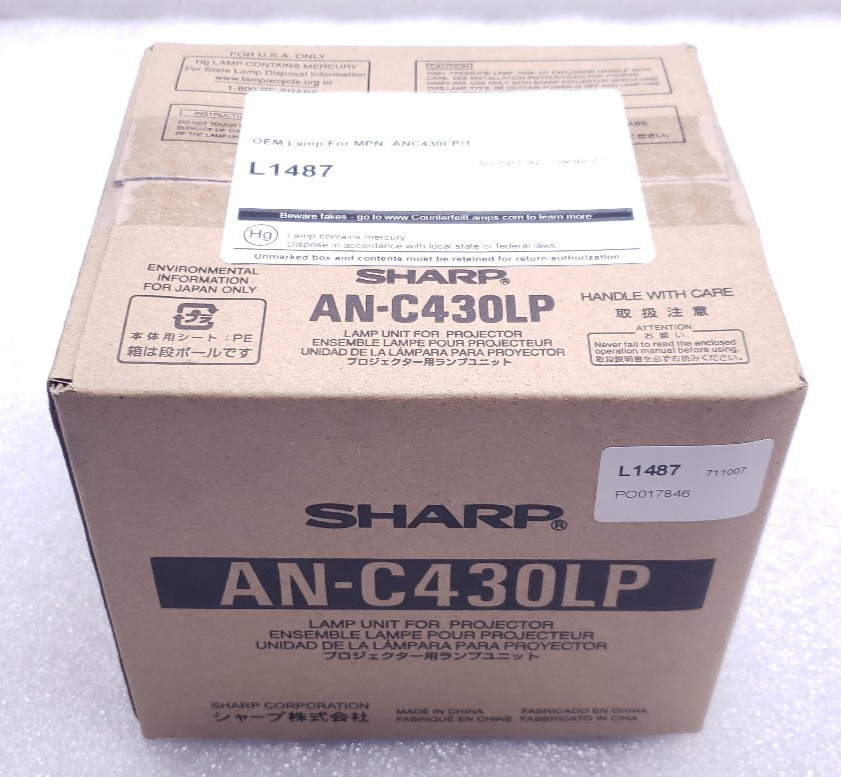 Sharp AN-C430LP Projector Lamp Unit