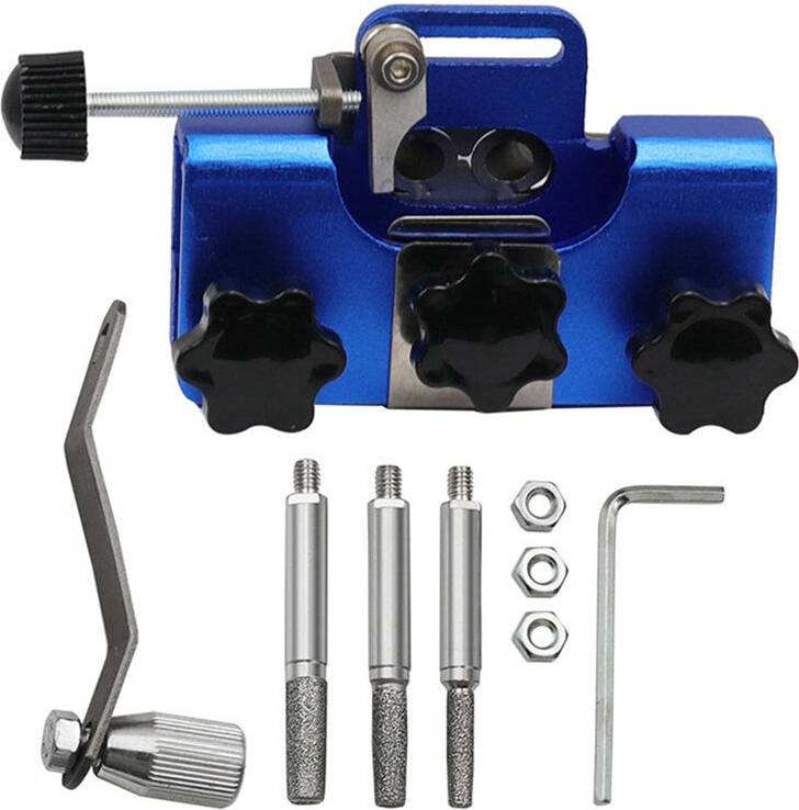 Chainsaw chain sharpener Melitt Portable Hand-Operated Chain Grinder Set