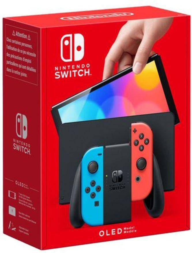Nintendo switch oled model Nintendo Switch OLED Model Neon Red Blue