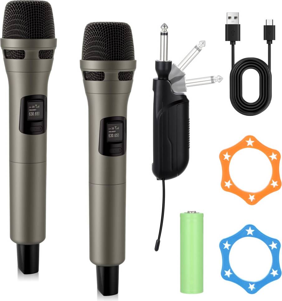 Karaoke system Dual Wireless Karaoke Microphone System