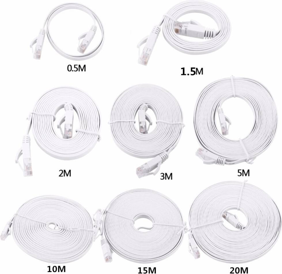 Ethernet Cable High Speed RJ45 Cat6 Flat