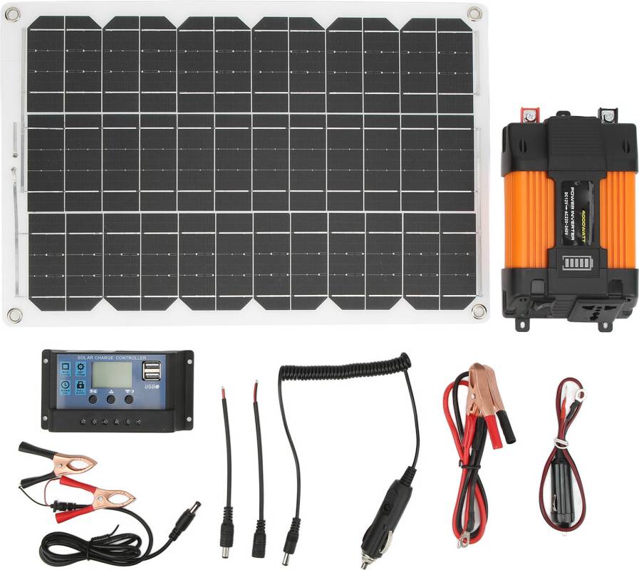 Comprehensive Monocrystalline Cells 18W 18V Solar Panel Kit